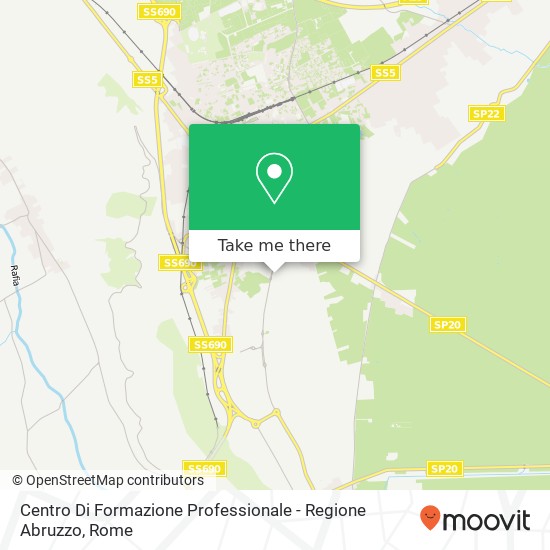 Centro Di Formazione Professionale - Regione Abruzzo map