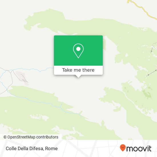 Colle Della Difesa map