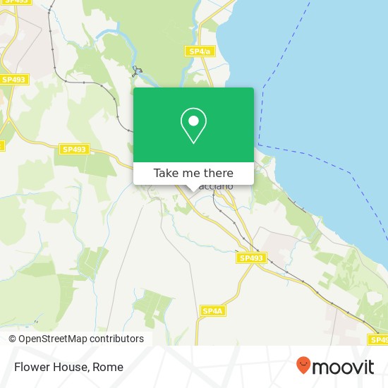 Flower House map