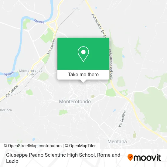 Giuseppe Peano Scientific High School map