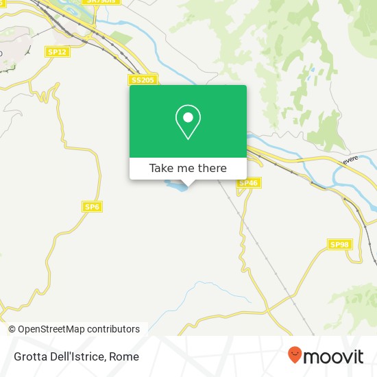 Grotta Dell'Istrice map