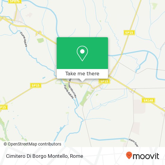 Cimitero Di Borgo Montello map