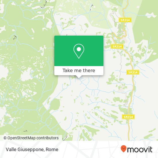 Valle Giuseppone map