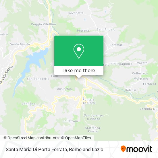 Santa Maria Di Porta Ferrata map