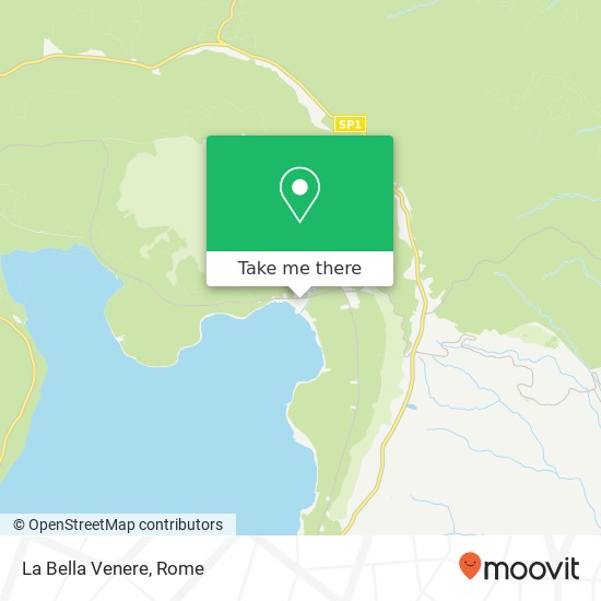 La Bella Venere map