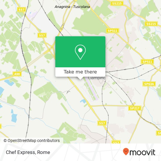 Chef Express map