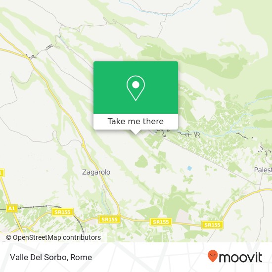 Valle Del Sorbo map