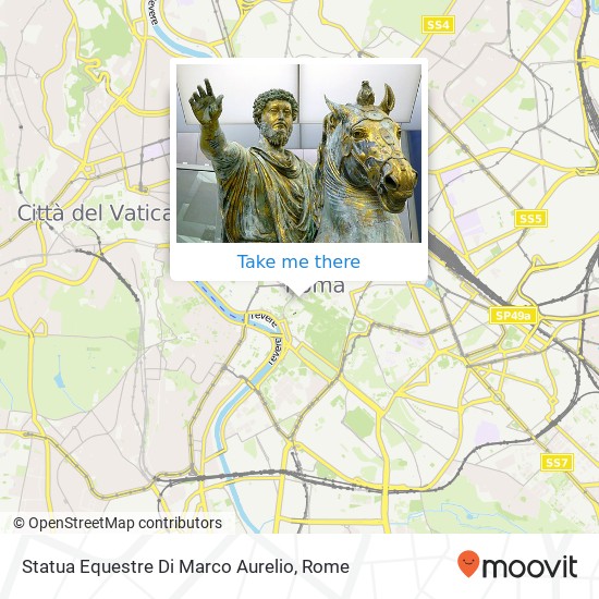 Statua Equestre Di Marco Aurelio map