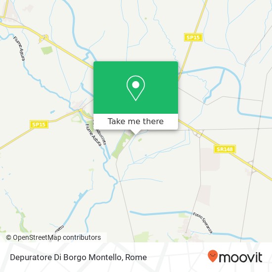 Depuratore Di Borgo Montello map