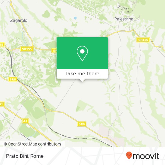 Prato Bini map