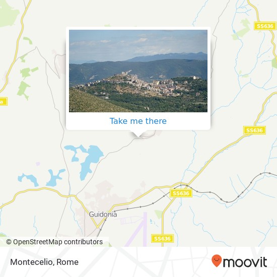 Montecelio map