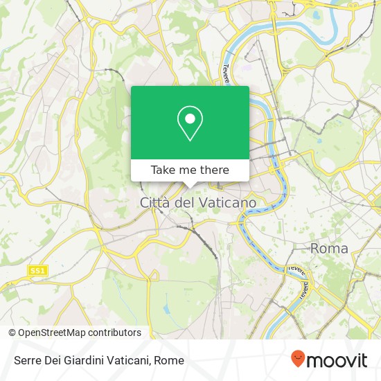 Serre Dei Giardini Vaticani map