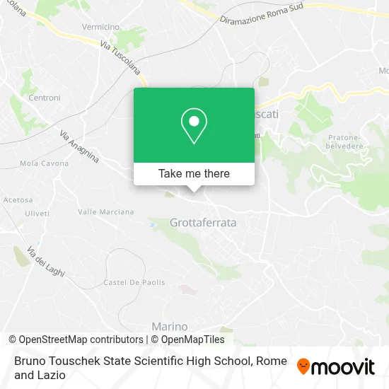 Bruno Touschek Scientific High School map