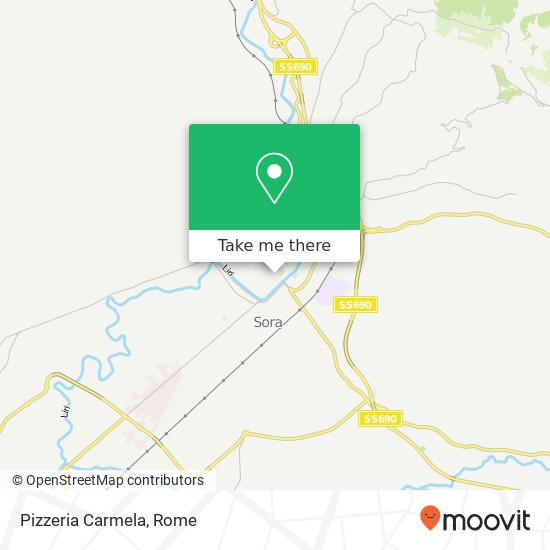 Pizzeria Carmela map