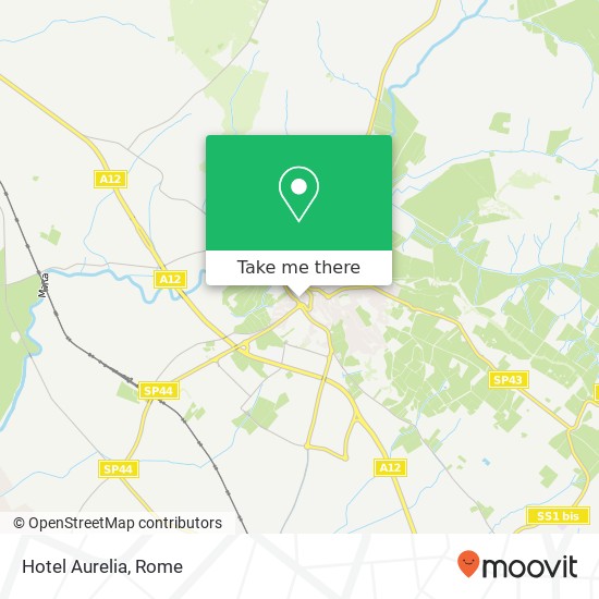 Hotel Aurelia map