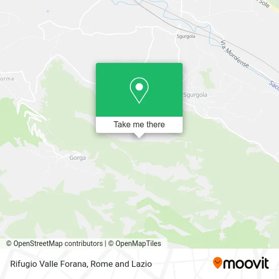 Rifugio Valle Forana map