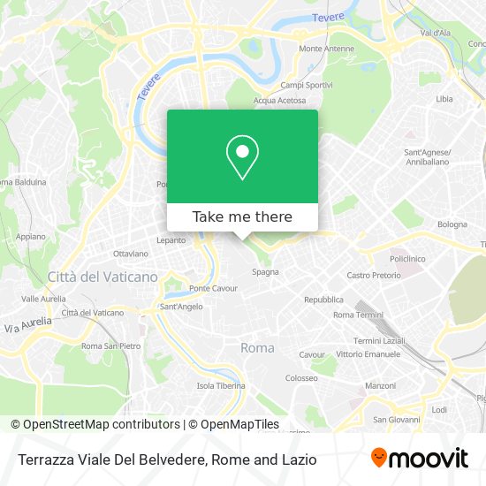 Terrazza Viale Del Belvedere map