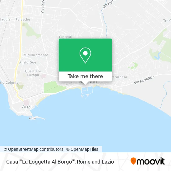 Casa ""La Loggetta Al Borgo"" map