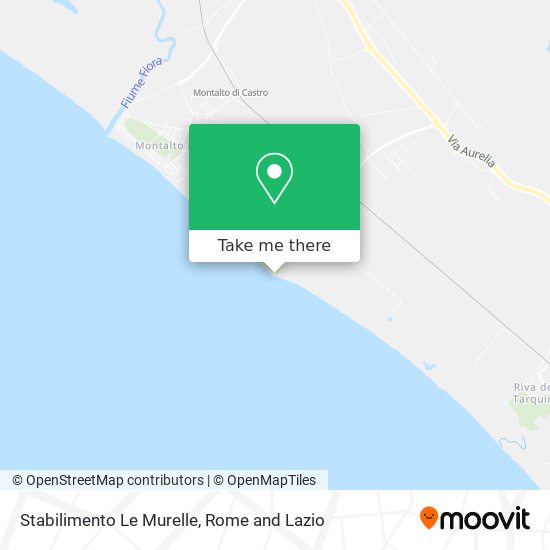 Stabilimento Le Murelle map