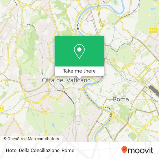 Hotel Della Conciliazione map