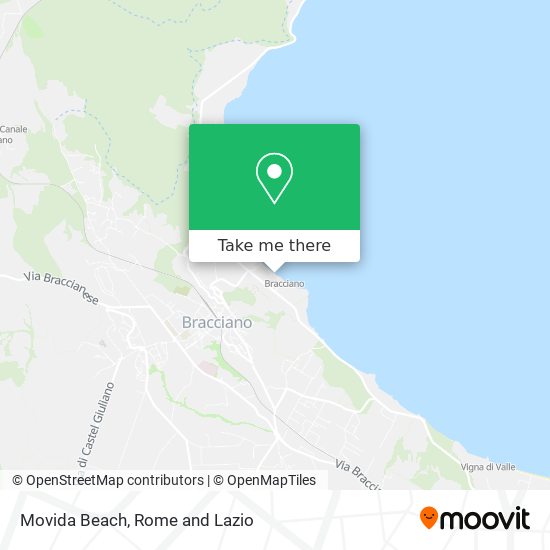 Movida Beach map