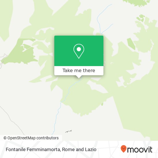 Fontanile Femminamorta map