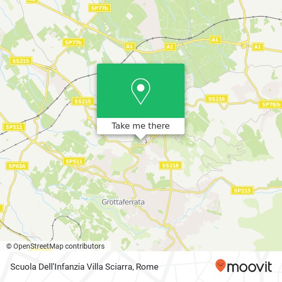 Scuola Dell'Infanzia Villa Sciarra map
