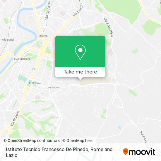 Istituto Tecnico Francesco De Pinedo map