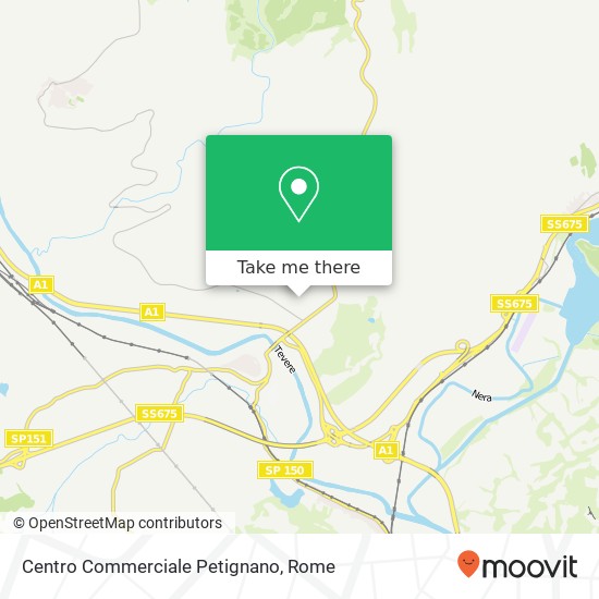 Centro Commerciale Petignano map