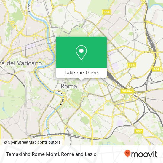 Temakinho Rome Monti map