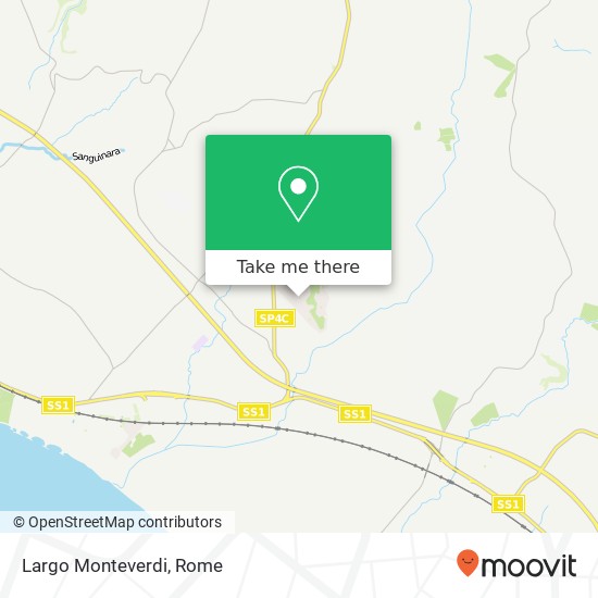 Largo Monteverdi map