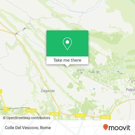 Colle Del Vescovo map