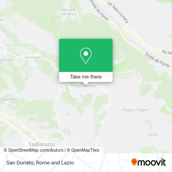 San Donato map