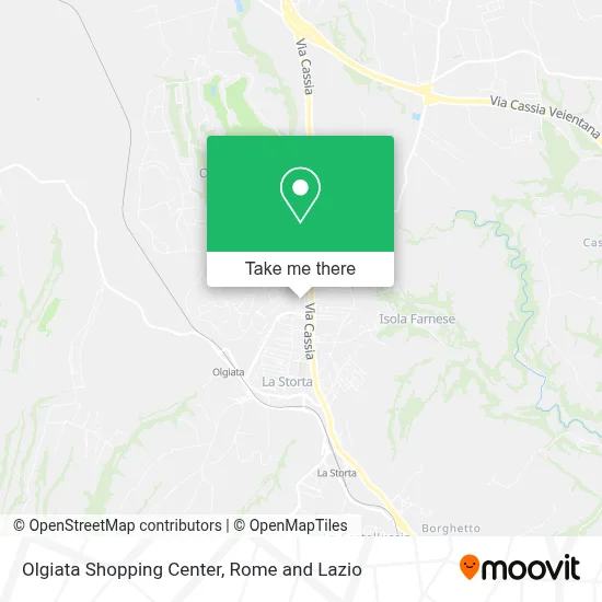 Olgiata Shopping Center map