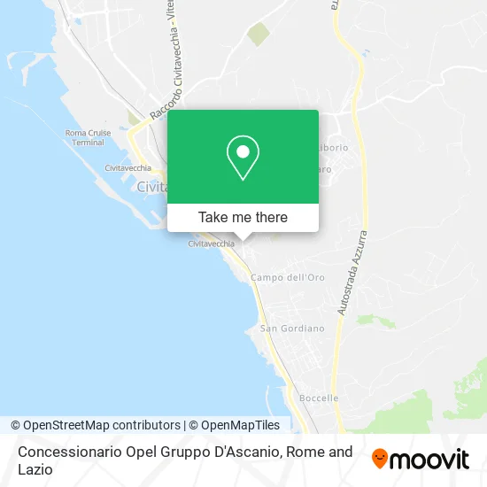 Opel Dealership Gruppo D'Ascanio map