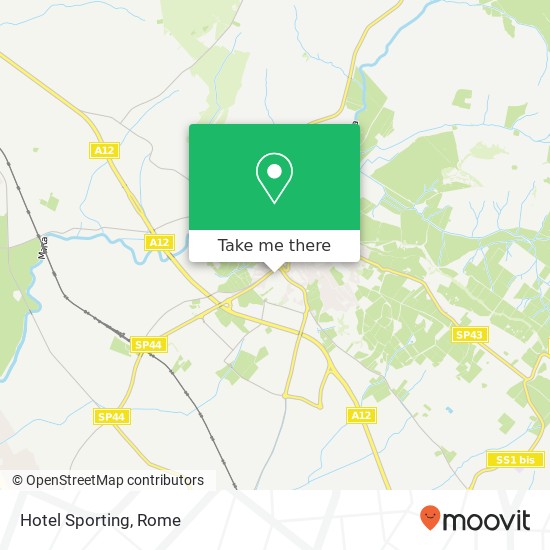 Hotel Sporting map