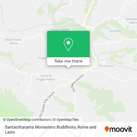 Santacittarama Monastero Buddhista map