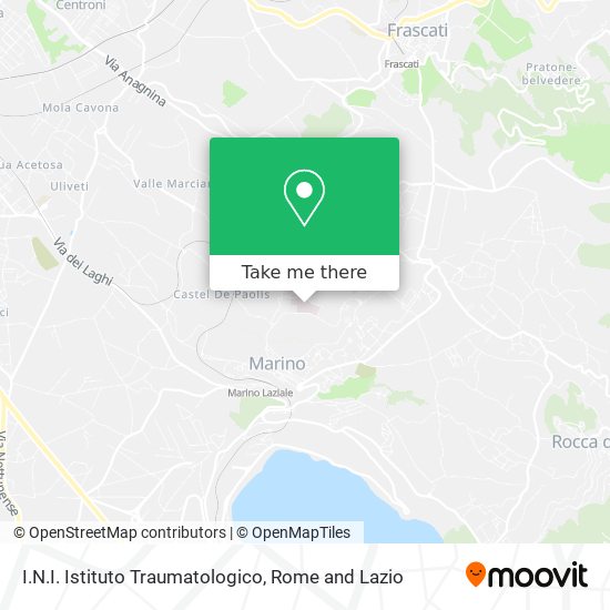 I.N.I. Istituto Traumatologico map