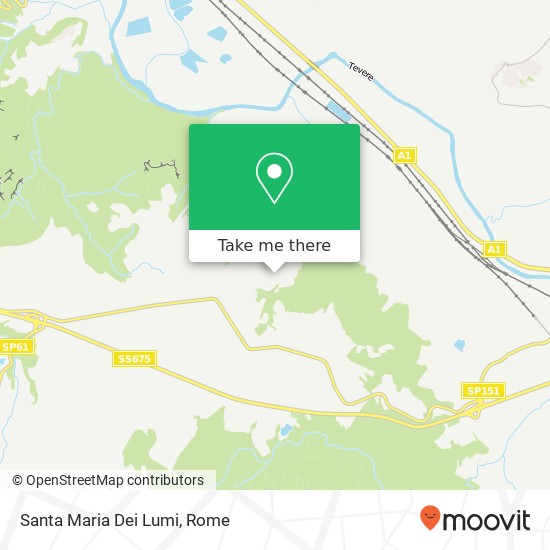 Santa Maria Dei Lumi map