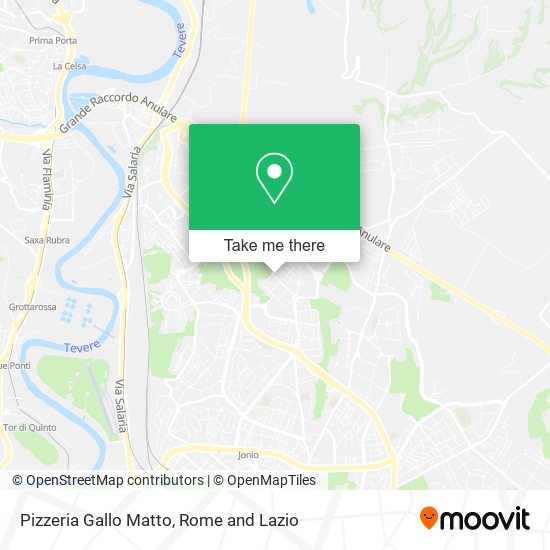 Pizzeria Gallo Matto map
