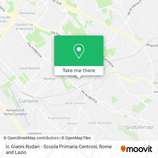 Ic Gianni Rodari - Scuola Primaria Centroni map