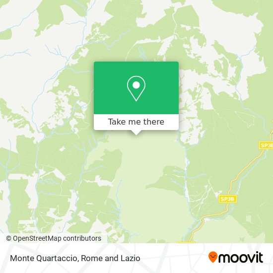 Monte Quartaccio map