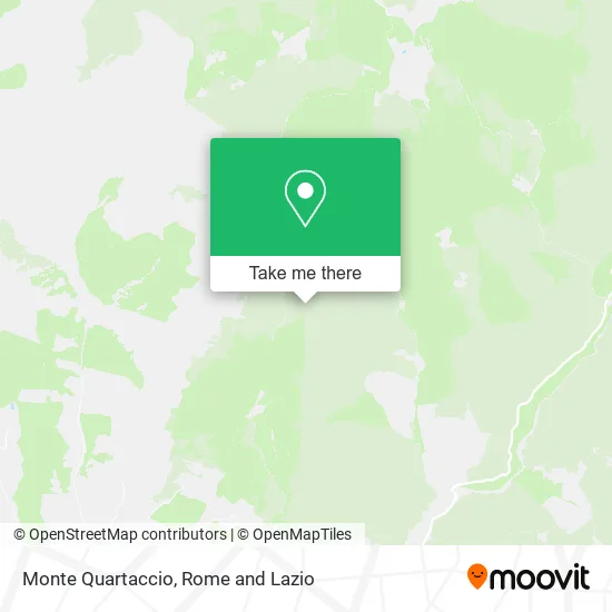 Monte Quartaccio map