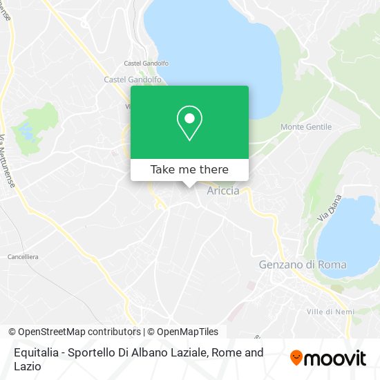 Equitalia - Sportello Di Albano Laziale map