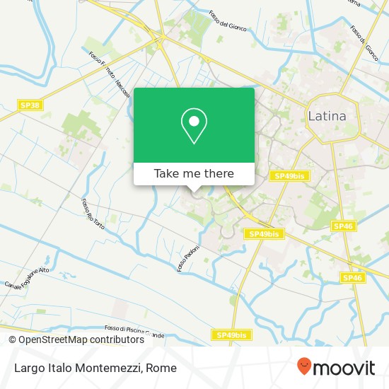 Largo Italo Montemezzi map