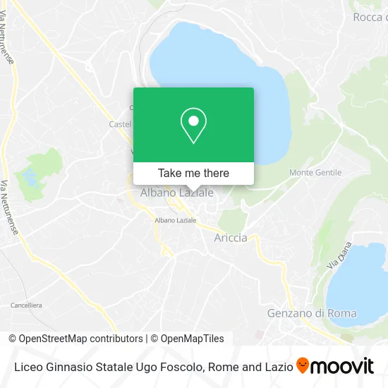 Ugo Foscolo State High School map