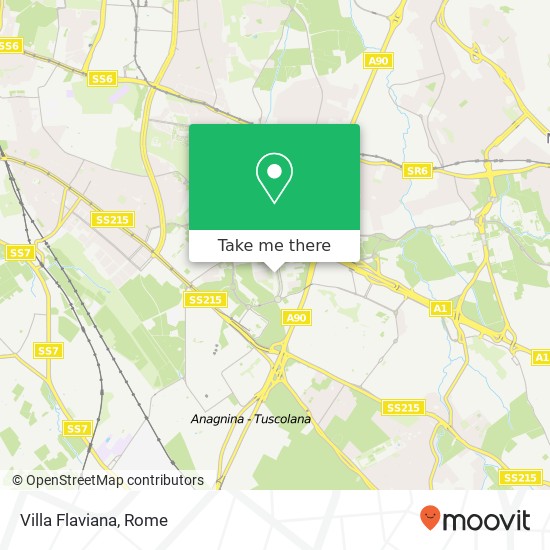 Villa Flaviana map