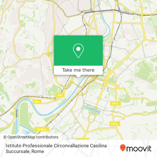 Istituto Professionale Circonvallazione Casilina Succursale map