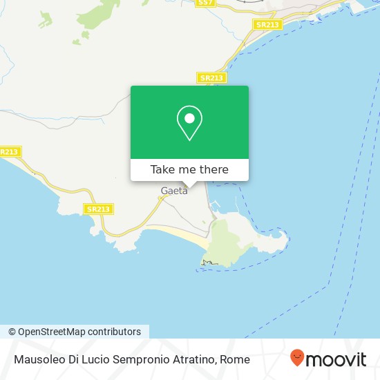 Mausoleo Di Lucio Sempronio Atratino map