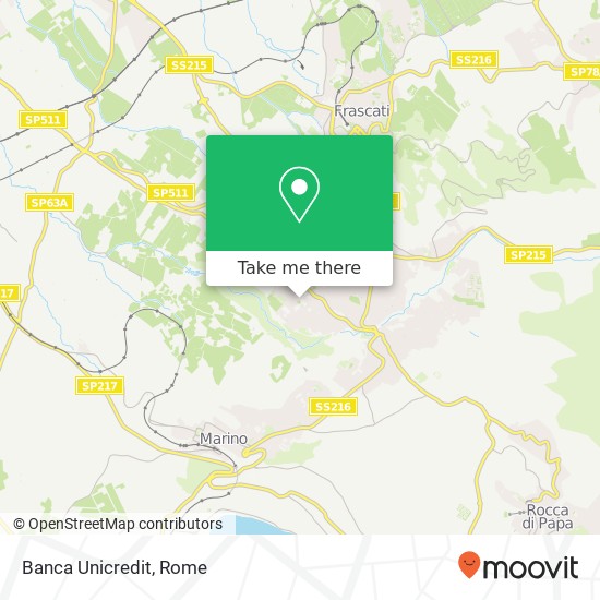 Banca Unicredit map